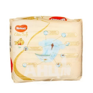 Підгузки дитячі гігієнічні Huggies Elite Soft 2 (4-7кг) №24