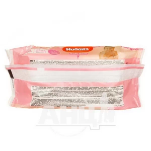 Вологі серветки Huggies soft skin №56