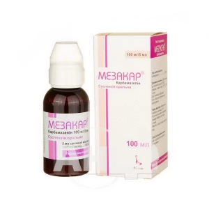 Мезакар суспензия оральная 100 мг/5 мл флакон 100 мл