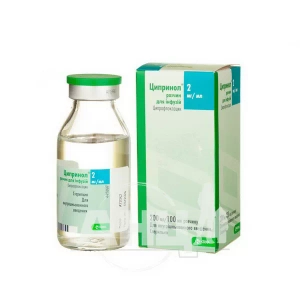 Ципринол раствор для инфузий 200 мг флакон 100 мл №1