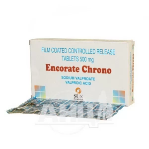 Энкорат Хроно таблетки пролонгированного действия покрытые оболочкой 500 мг стрип №30