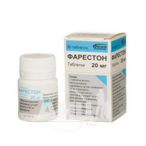 Фарестон таблетки 20 мг флакон №30