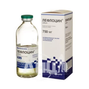 Лефлоцин 750 мг раствор для инфузий 5 мг/мл контейнер 150 мл №1