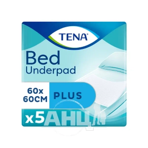 Пелюшки для немовлят Tena Bed Underpad Plus 60х60 см №5