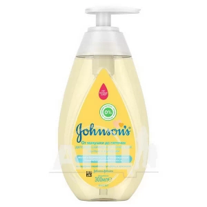 Пінка-шампунь Johnson’s Baby від маківки до п'ят 300 мл