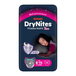 Подгузники-трусики Huggies DryNites Teen для девочек 8-15 лет (27-57 кг) №9