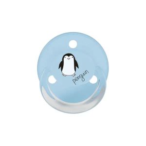 Пустышка Baby-Nova 23360LL латексная круглая с рисунком и кольцом №1, рисунок в ассортименте