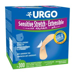 Пластырь медицинский Urgo эластичный с антисептиком №300