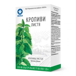 Кропиви листя 1,5 г фільтр-пакет №20