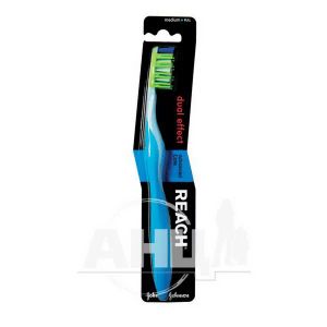 Зубна щітка Reach dual effect середньої жорсткості