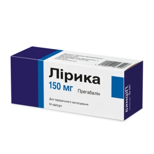 Лирика капсулы 150 мг №14