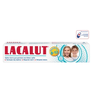 Дитяча зубна паста Lacalut Лакалут підліткам від 8 до 12 років 50 мл