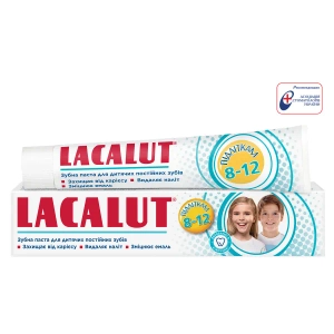 Дитяча зубна паста Lacalut Лакалут підліткам від 8 до 12 років 50 мл
