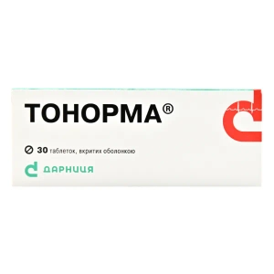 Тонорма таблетки покрытые оболочкой №30