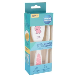 Щетка для волос мягкая+гребешок Canpol babies 2/417
