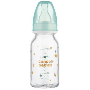 Пляшечка скляна Canpol babies 42/202 з малюнком 120 мл