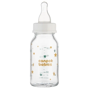Бутылочка стеклянная Canpol babies 42/202 с рисунком 120 мл