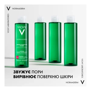 Тоник для лица Vichy Normaderm Dermo-Purifying Toner для очищения кожи лица, ссужения пор и улучшения текстуры кожи 200 мл