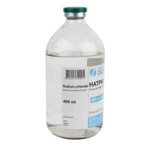 Натрия хлорид раствор для инфузий 0,9% 400 мл