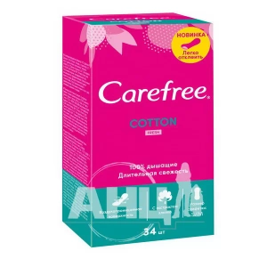 Щоденні прокладки Carefree Cotton Fresh №34
