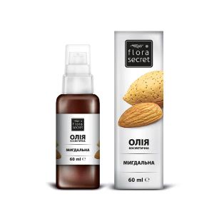 Масло Flora Secret миндальных косточек натуральное растительное 60 мл