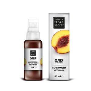Масло Flora Secret персиковых косточек натуральное растительное 60 мл