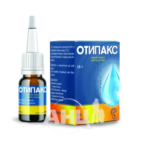 Отипакс капли ушные флакон 16 г