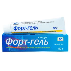 Форт-гель 2,5 % туба 50 г