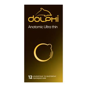 Презервативи Dolphi анатомічні надтонкі №12