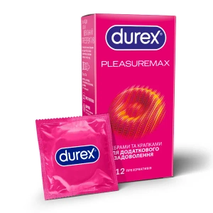 Презервативи Durex Pleasuremax №12