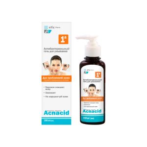 Антибактериальный гель Elfa Pharm Acnacid для умывания 150 мл