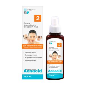 Лосьон Elfa Pharm Acnacid для глубокого очищения лица 150 мл