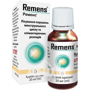 Ременс краплі оральні флакон-крапельниця 20 мл