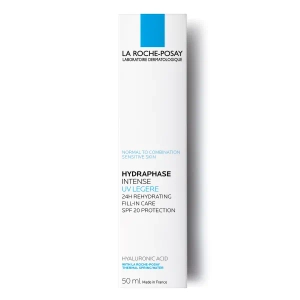 Інтенсивний зволожуючий крем La Roche Posay Гідрафаз UV Інтенс Лайт для нормальної та комбінованої шкіри обличчя SPF 20 - 50 мл