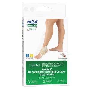 Бандаж на голеностопный сустав 7011 эластичный MedTextile размер M люкс