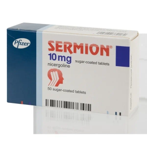 Сермион таблетки покрытые сахарной оболочкой 10 мг №50