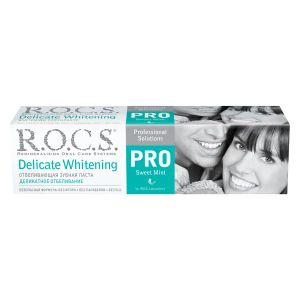 Зубна паста R.O.C.S. pro делікатне відбілювання sweet mint 135 г