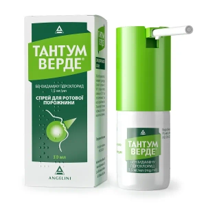 Тантум Верде спрей для ротовой полости 45мг 30 мл