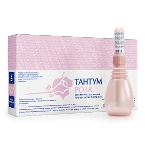 Тантум Роза раствор вагинальный 0,1 % флакон 140 мл + канюля №5