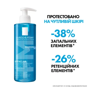 Гель-мусс La Roche-Posay Эфаклар+М для очищения проблемной кожи 400 мл
