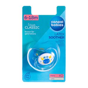 Пустышка Canpol Babies 22/607 6-18 м латексная круглая