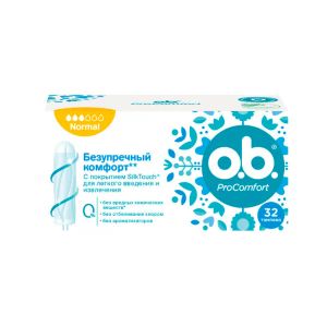 Тампони жіночі гігієнічні o.b. Pro Comfort Normal №32