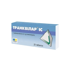 Транквілар ІС таблетки 0,3 г №20