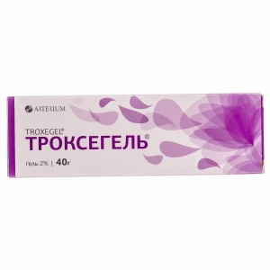Троксегель гель 2 % туба 40 г