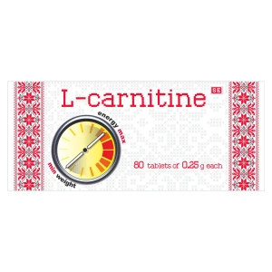 L-карнитин таблетки 0,25 г №80