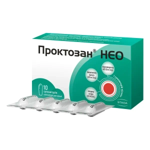 Проктозан Нео суппозитории ректальные №10