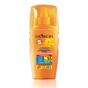 Спрей для безопасного загара пантенол SPF35 95 мл