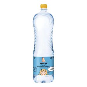 Вода питна дитяча Малятко негазована 1,5 л