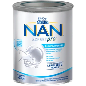 Суміш молочна Nestle NAN Безлактозний з 0 місяців 400 г