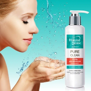 Гель для вмивання зволожуючий Pure Clean Hirudo derm Oil Problem 180 мл